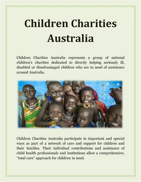childrens charities australia